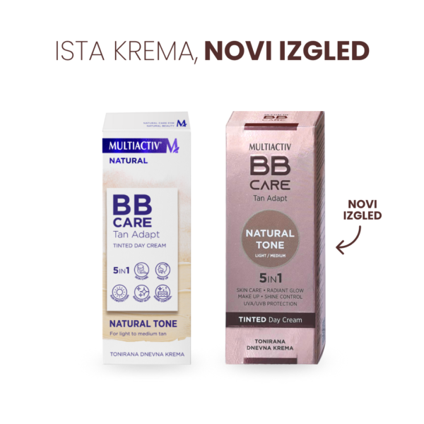 BB Natural tonirana dnevna krema natural tone novi izgled pakovanja