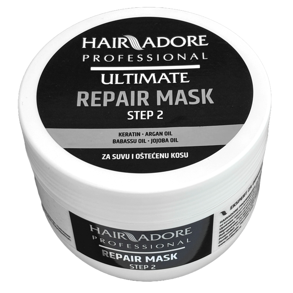 Hair Adore Professional Ultimate Repair Maska za Suvu, Farbanu i Oštećenu Kosu 450 ml