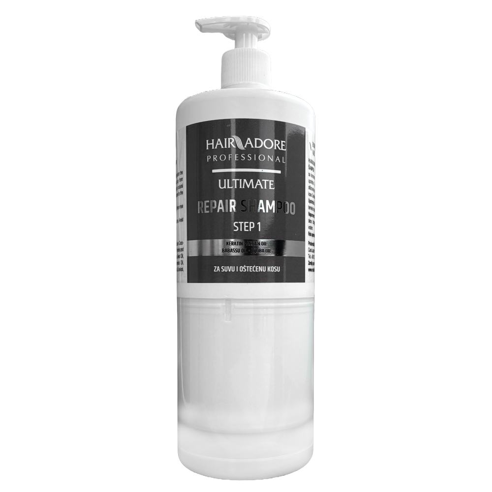 Hair Adore Professional Ultimate Repair Šampon za Suvu, Farbanu i Oštećenu Kosu 1000 ml