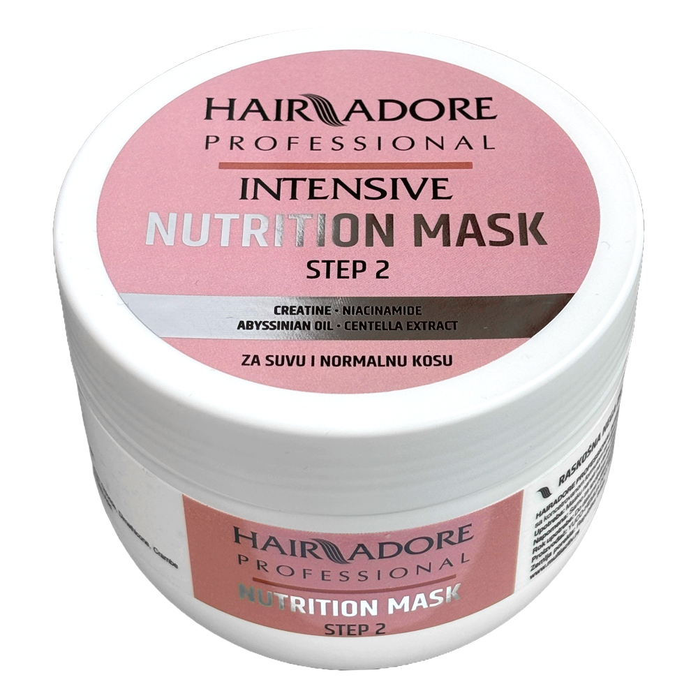Hair Adore Professional Intensive Nutrition Maska za Suvu i Normalnu Kosu 450 ml