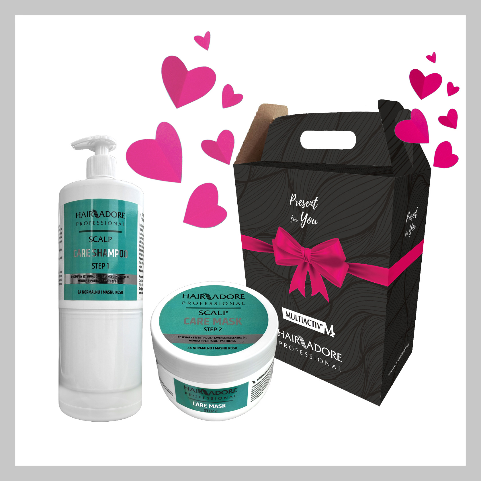 Hair adore scalp care gift set