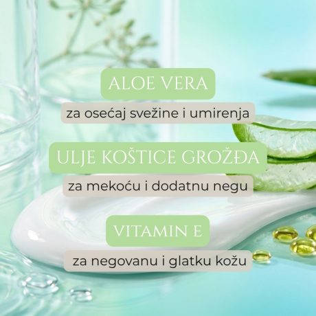 Umirujući losion komponente