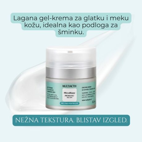 Microbiome gel krema