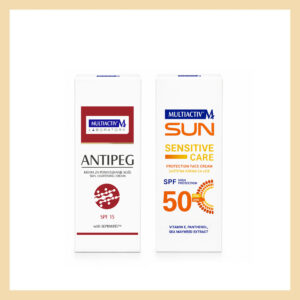  Set - Antipeg krema i Sensitive care zaštitna krema za lice SPF 50 - Multiactiv
